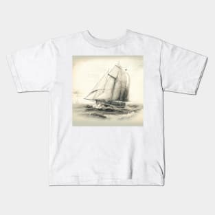 On the high seas IV Kids T-Shirt